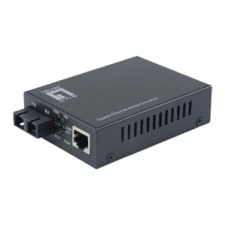 Media Converter - SM - 20km - 10/100/1000BASE-T RJ-45 to SMF SC Converter