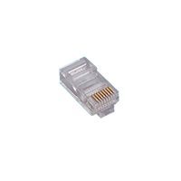 RJ 45 Connector - Cat 6 - Unshielded -  - Modular Plug 8P8C - 50uinch for stranded wire- 1 Pieces